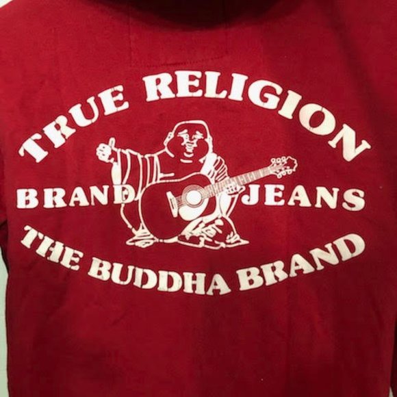 CLASSIC ICONIC TRUE RELIGION  ZIP UP HOODIE - Picture 4 of 8